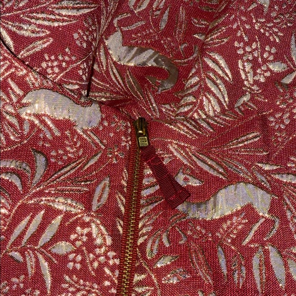 J. Crew Crewcuts Holiday Girls'  jacquard dress in botanical deer print 5T - Picture 5 of 15